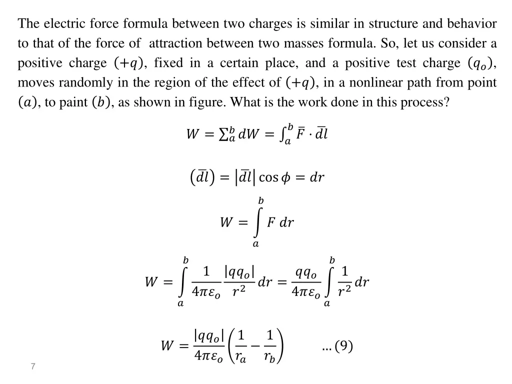 the electric force formula between two charges