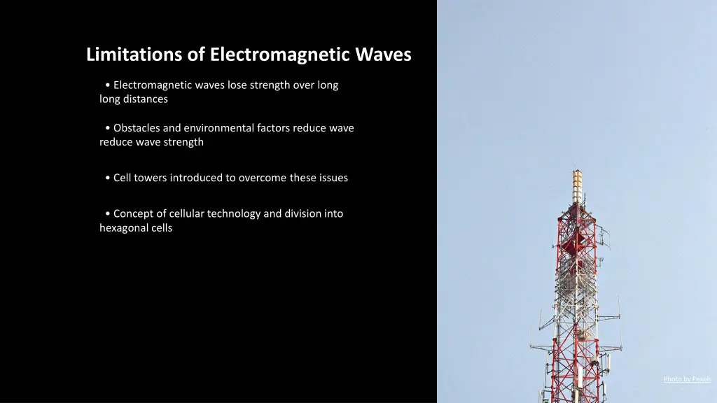 limitations of electromagnetic waves