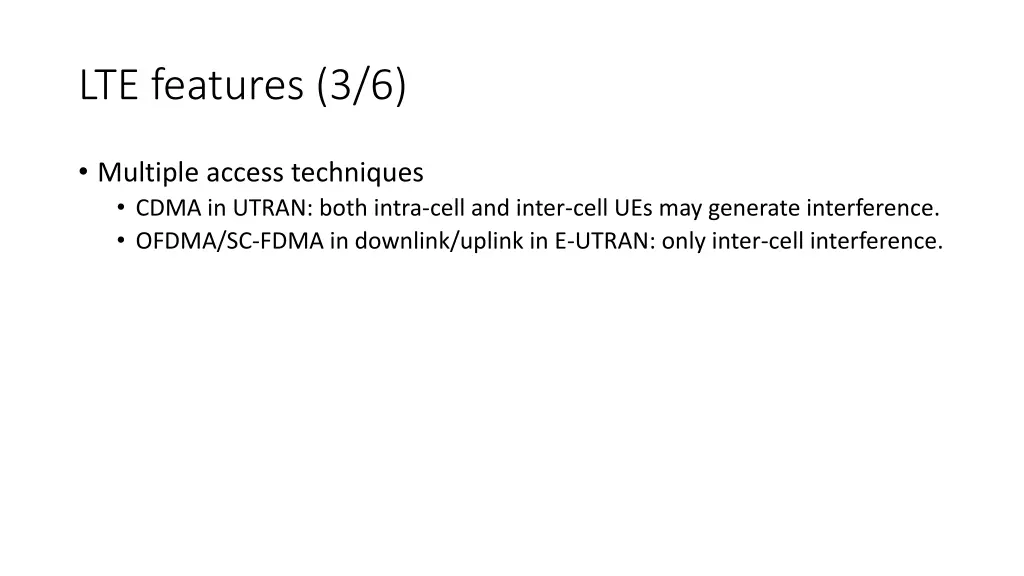 lte features 3 6