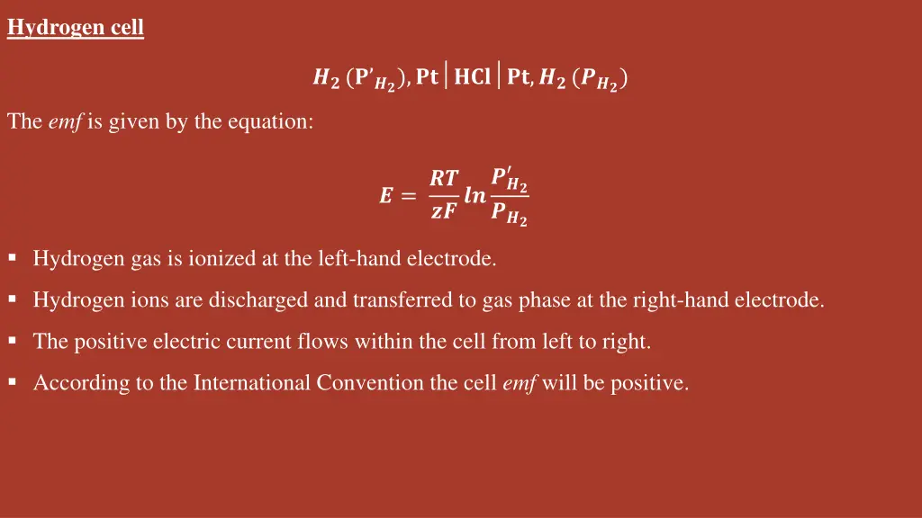 hydrogen cell