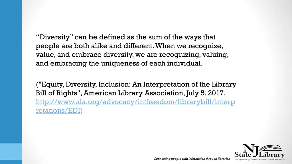 diversity can be defined as the sum of the ways