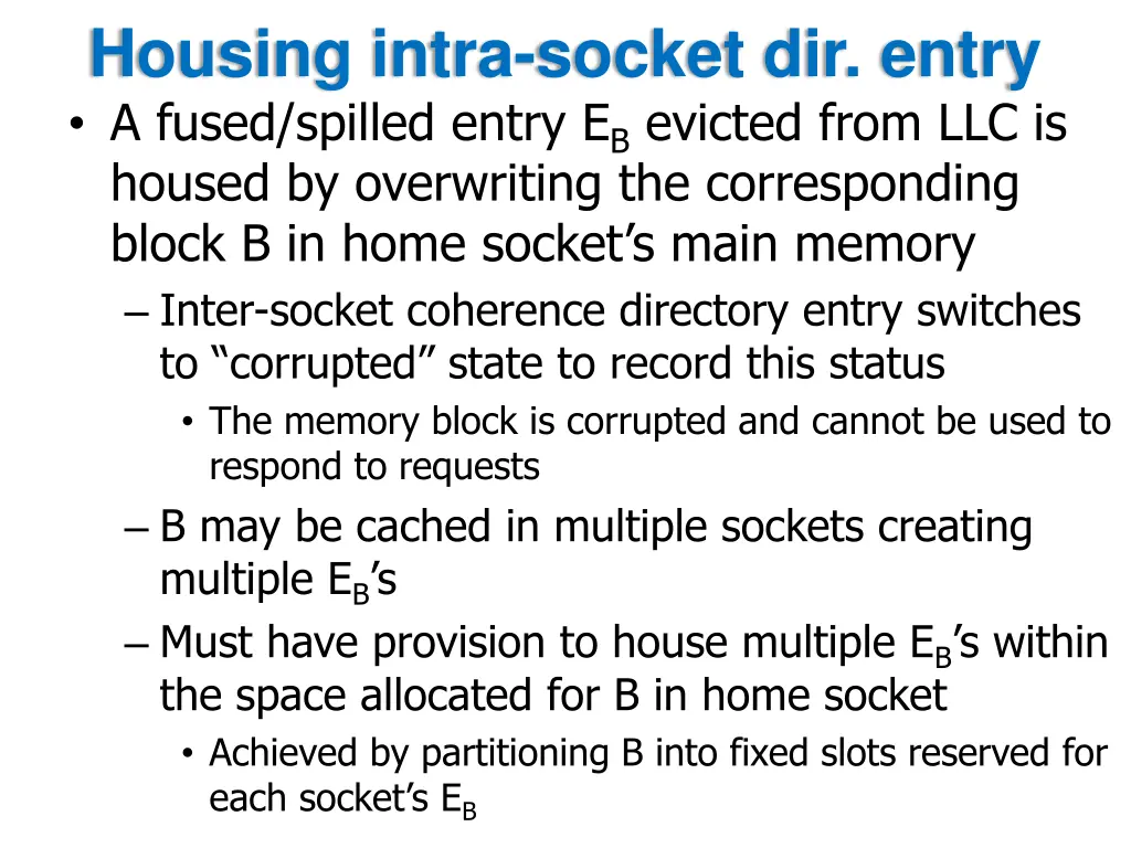 housing intra socket dir entry a fused spilled