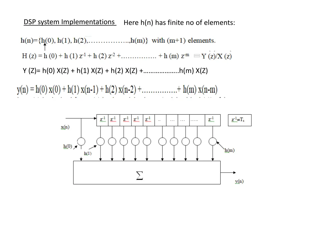 dsp system implementations