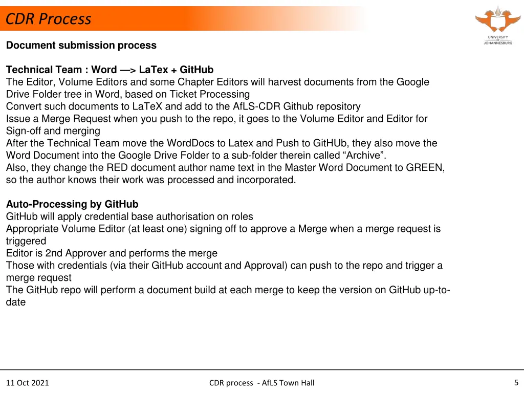 cdr process 4