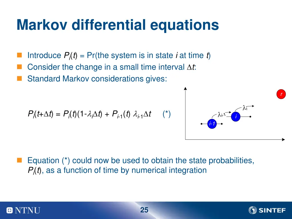 markov differential equations