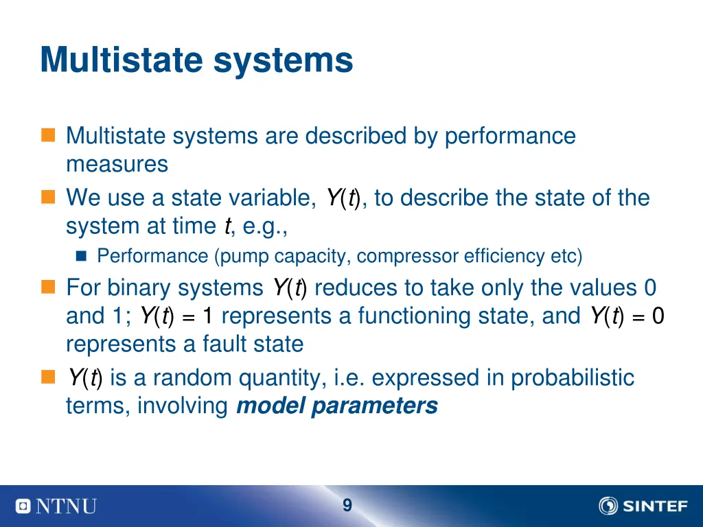multistate systems