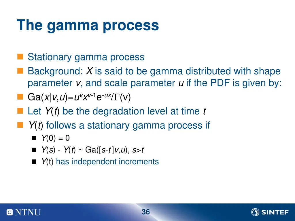 the gamma process