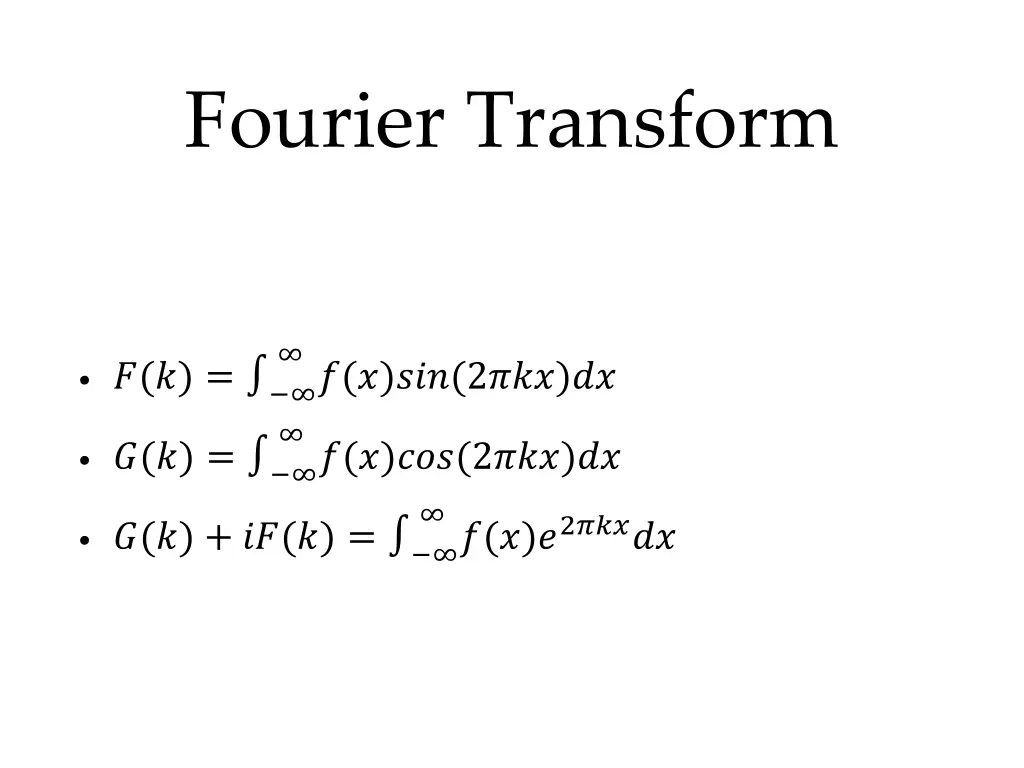 fourier transform