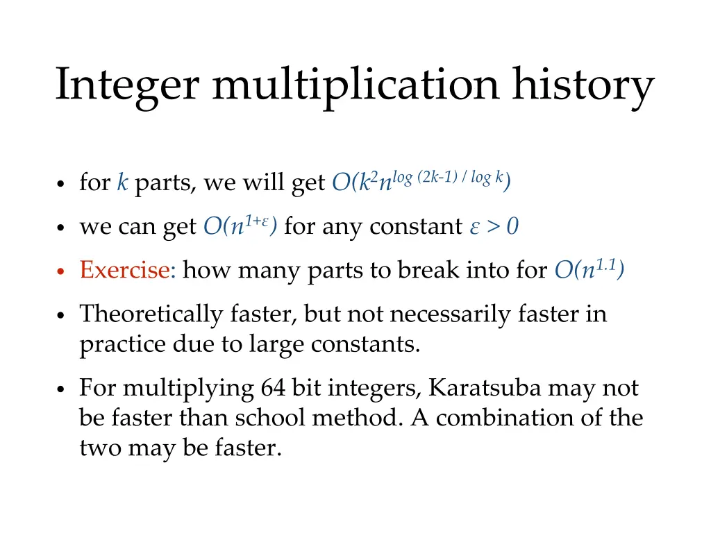 integer multiplication history 1
