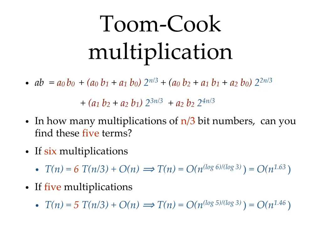 toom cook multiplication 1