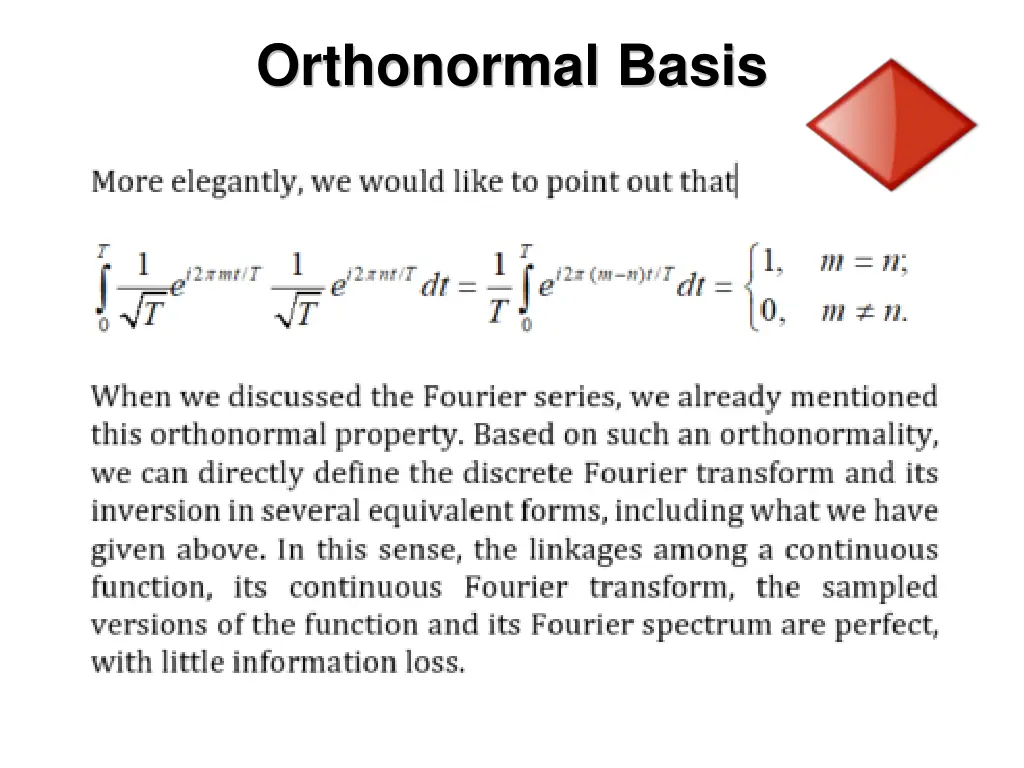 orthonormal basis