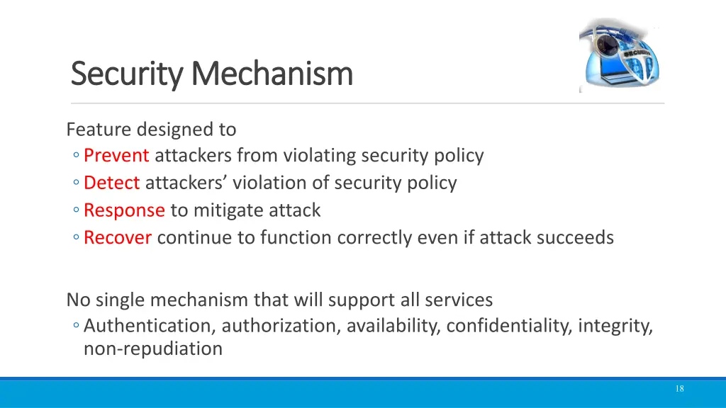 security mechanism security mechanism