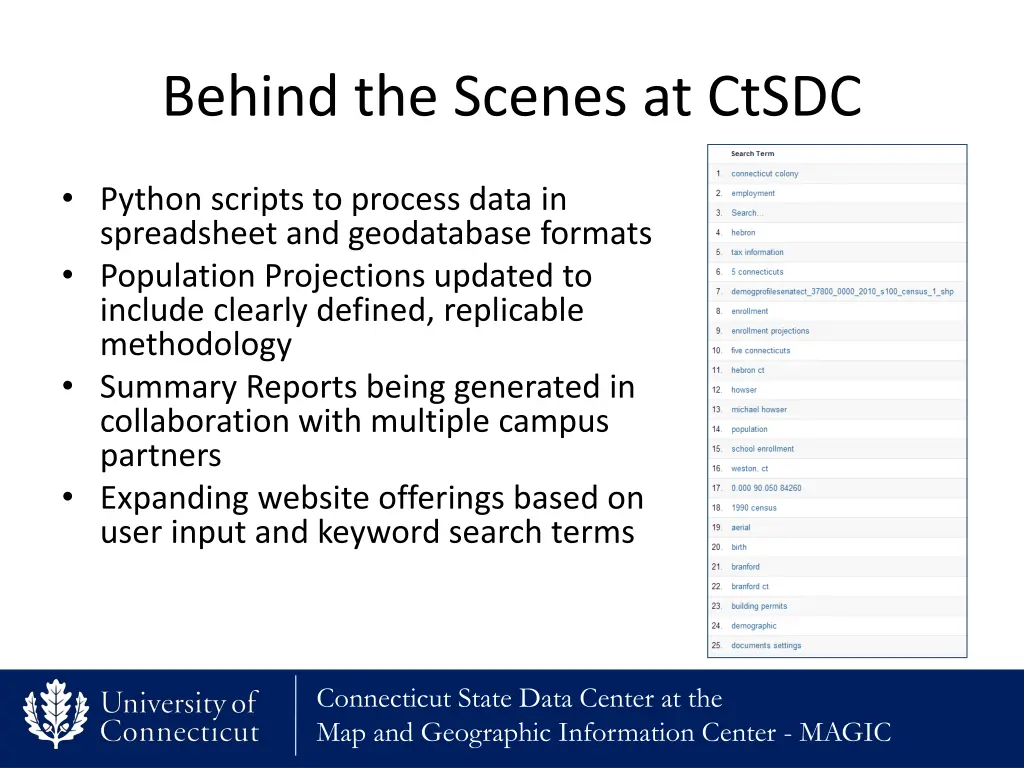 behind the scenes at ctsdc
