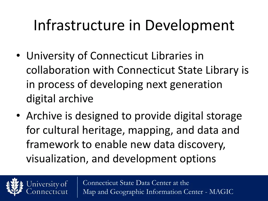 infrastructure in development