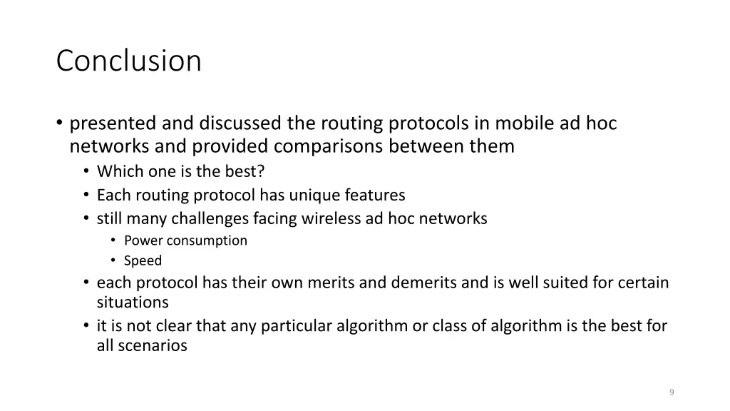 conclusion