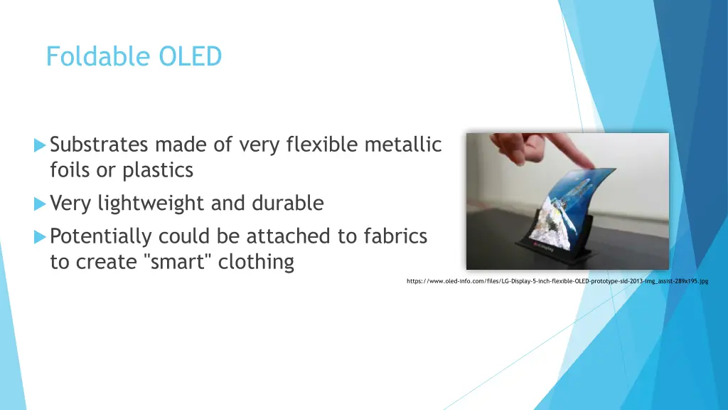 foldable oled