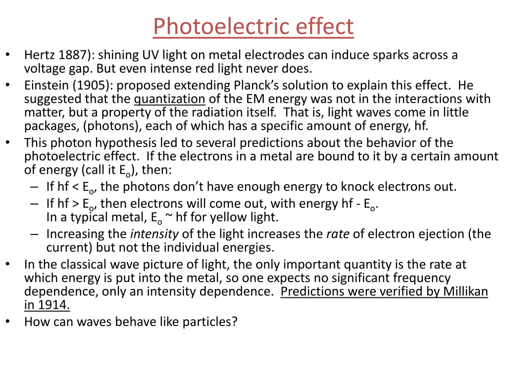 photoelectric effect