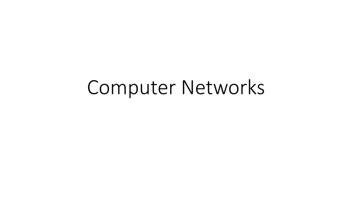 computer networks