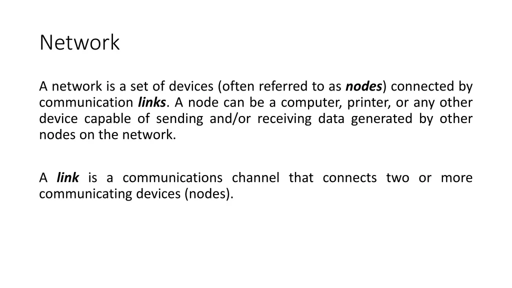 network