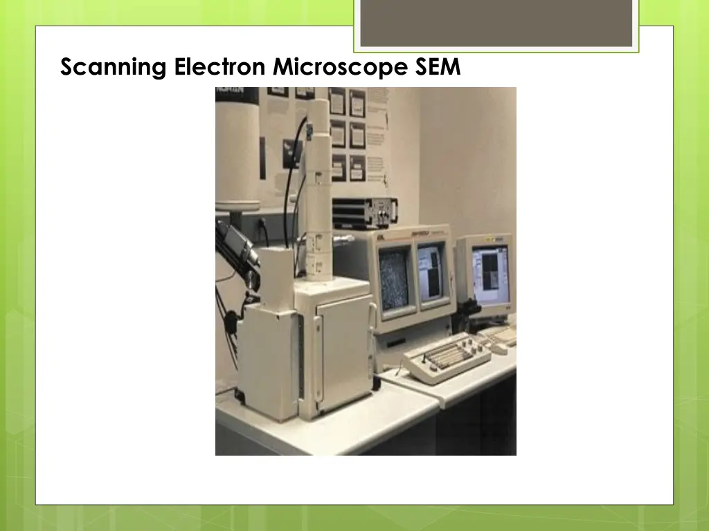 scanning electron microscope sem