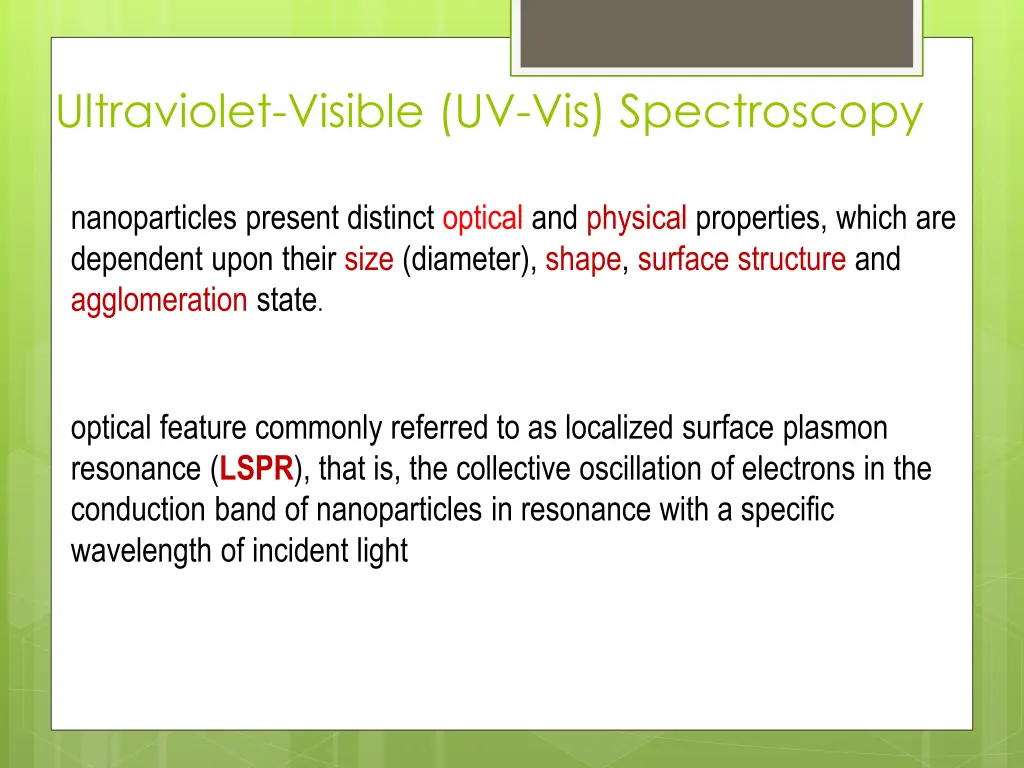 ultraviolet visible uv vis spectroscopy