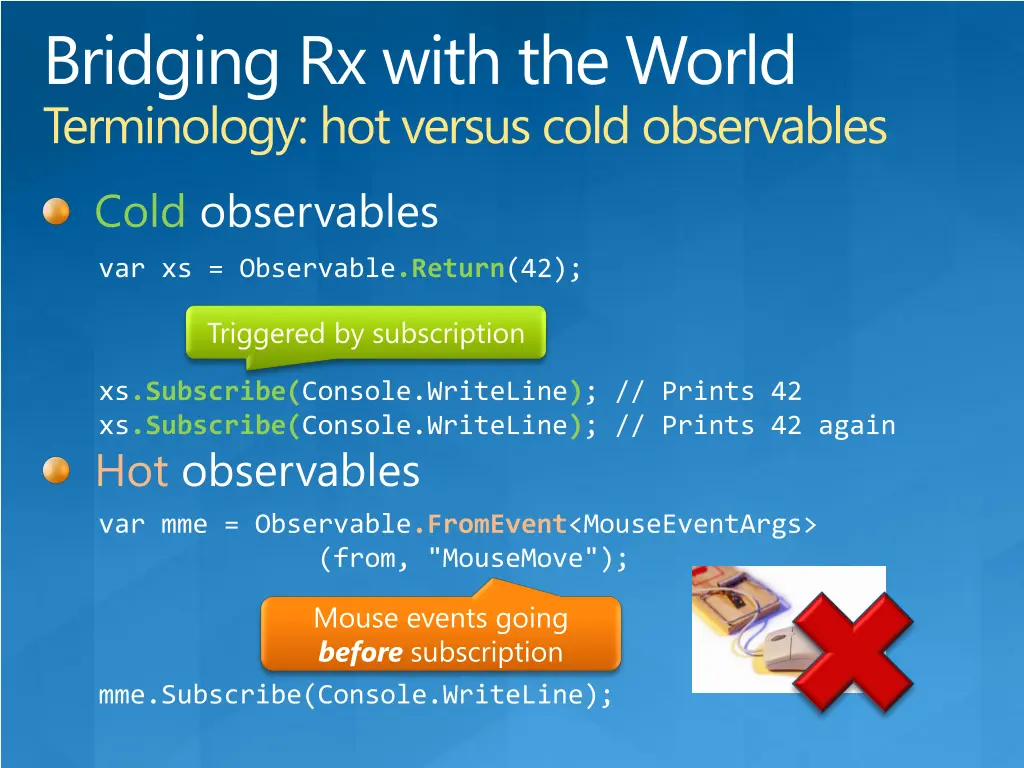 bridging rx with the world terminology hot versus