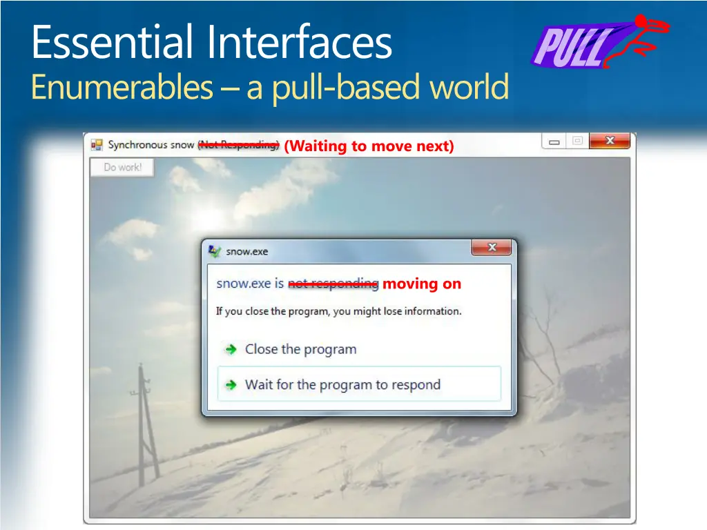 essential interfaces enumerables a pull based 1