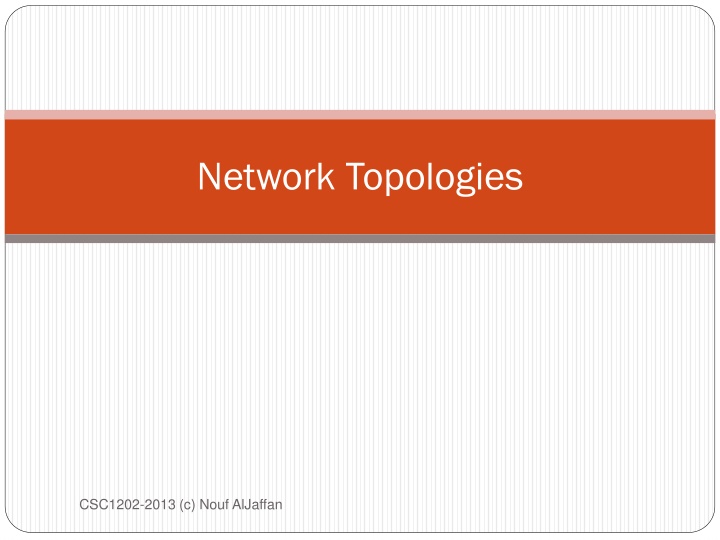 network topologies