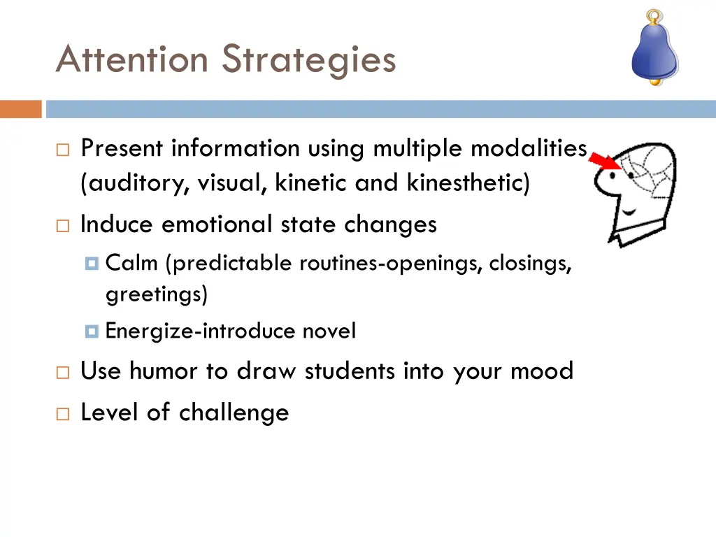 attention strategies