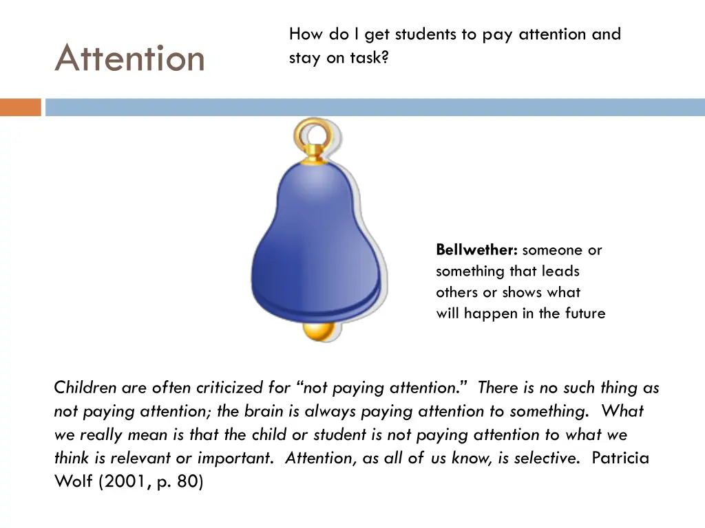 how do i get students to pay attention and stay