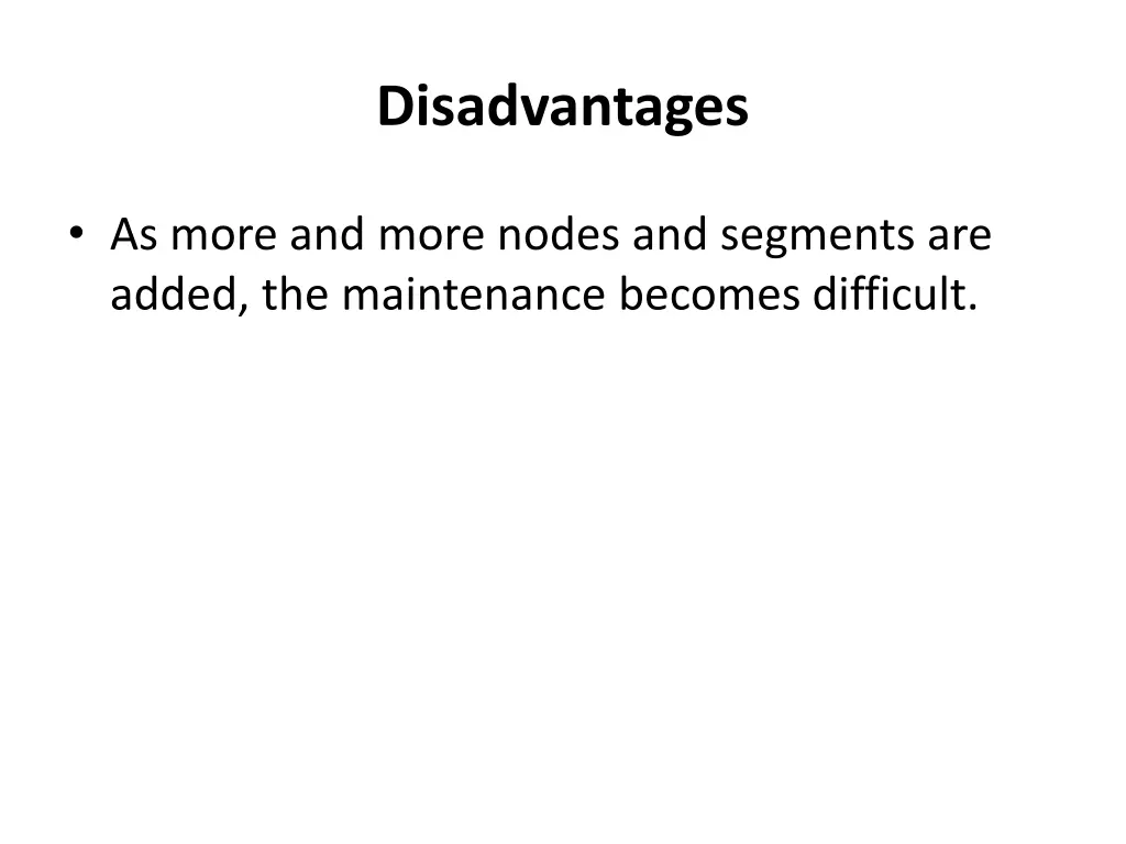 disadvantages 2