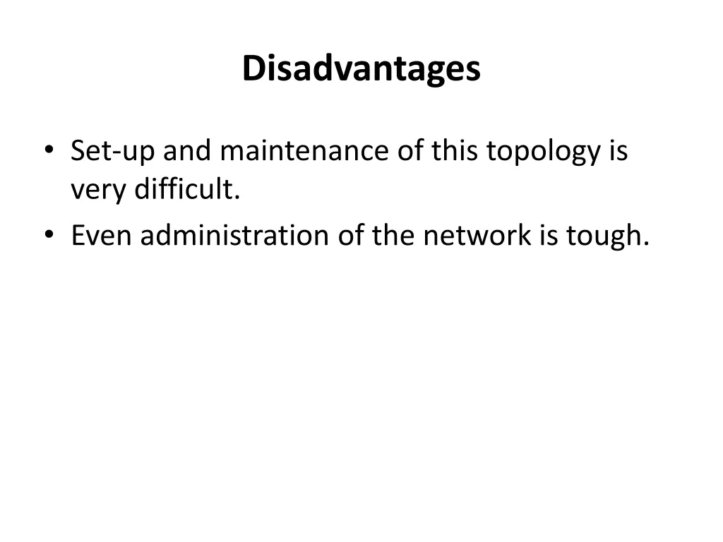 disadvantages 3