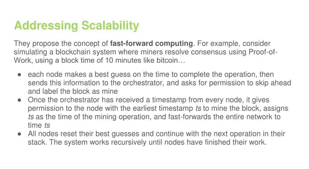 addressing scalability