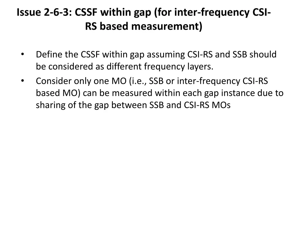 issue 2 6 3 cssf within gap for inter frequency
