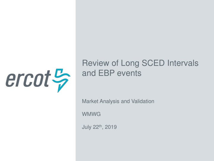 review of long sced intervals and ebp events