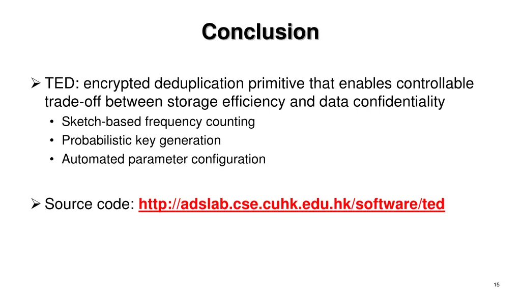 conclusion