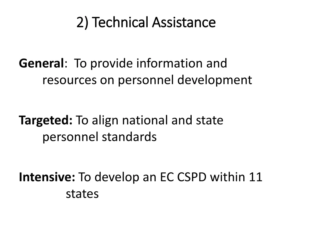 2 technical assistance 2 technical assistance