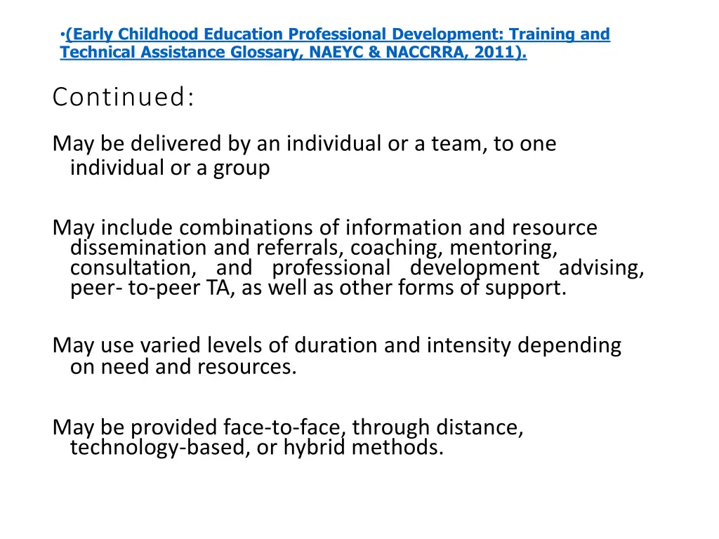 early childhood education professional