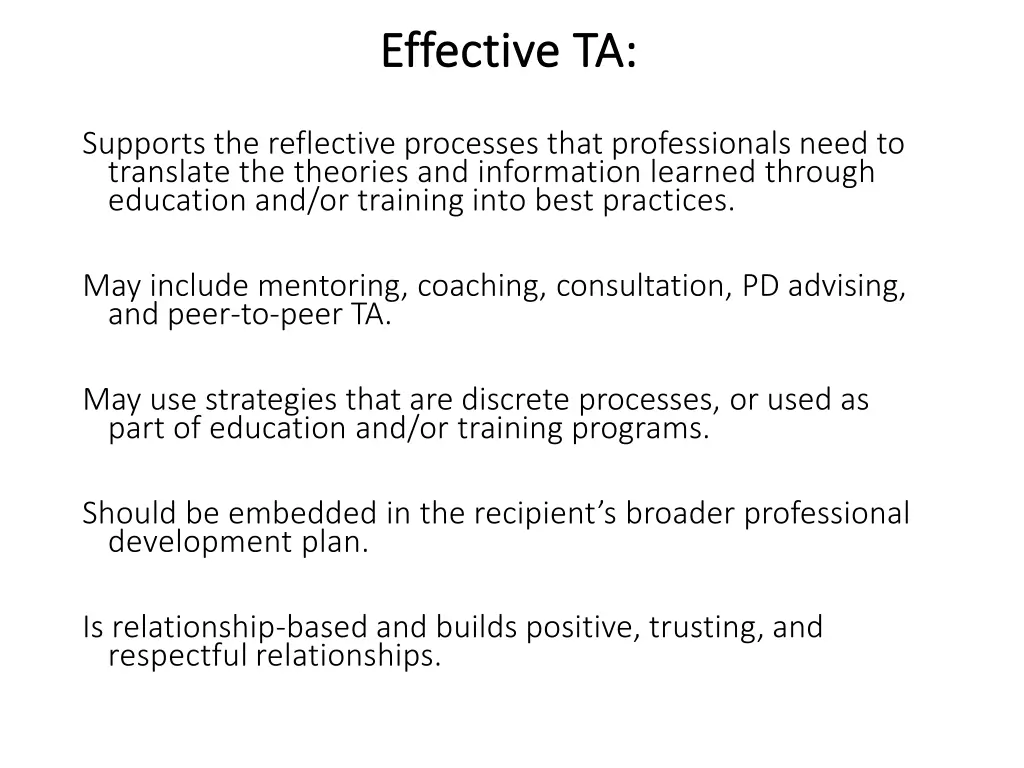 effective ta effective ta