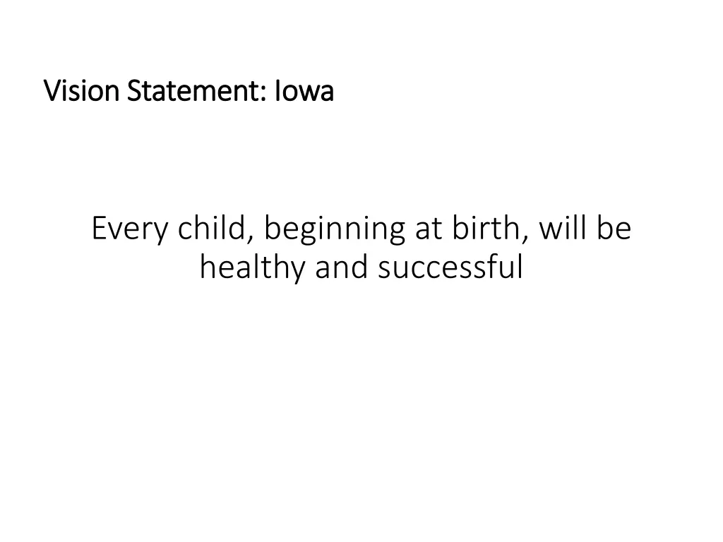 vision statement iowa vision statement iowa