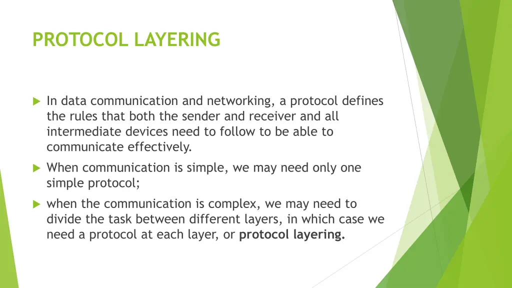 protocol layering