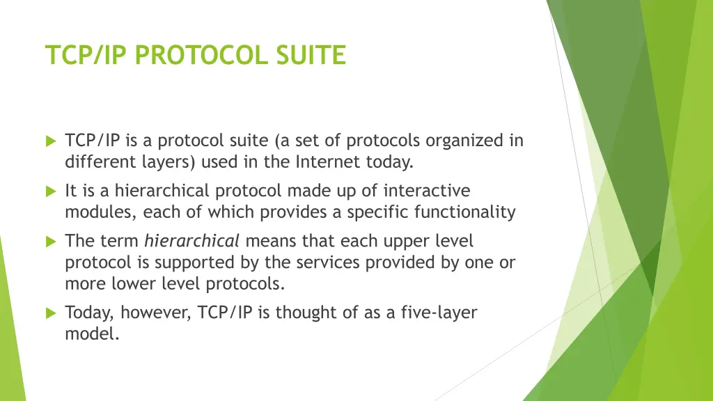 tcp ip protocol suite