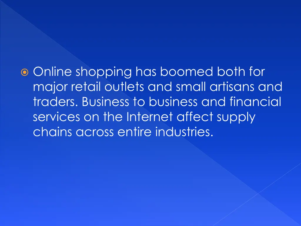 online shopping has boomed both for major retail