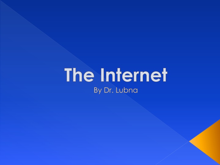 the internet by dr lubna