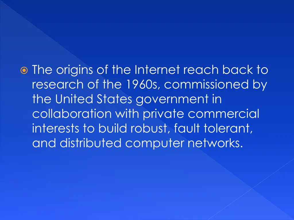 the origins of the internet reach back