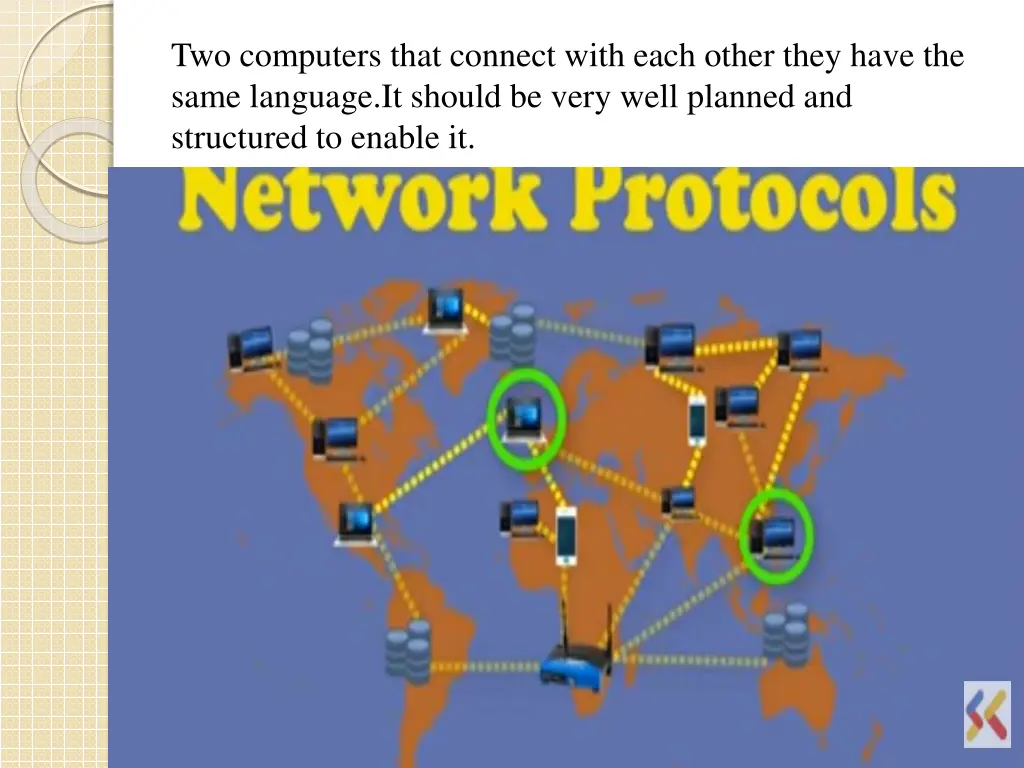 two computers that connect with each other they