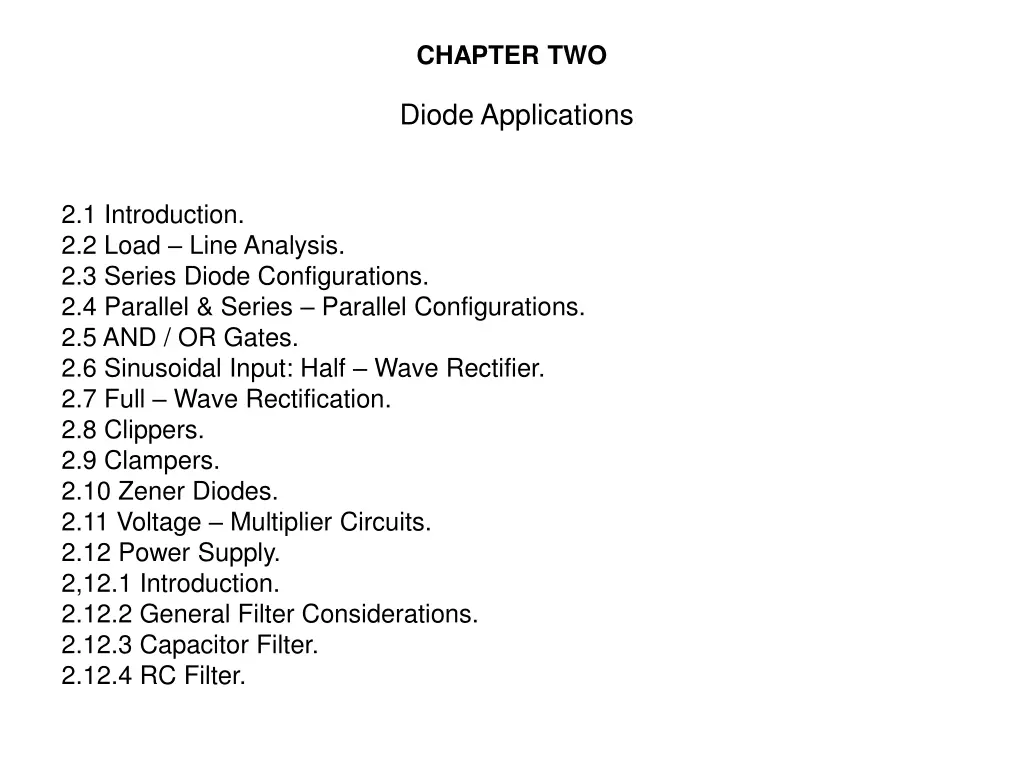 chapter two