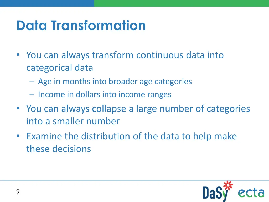 data transformation