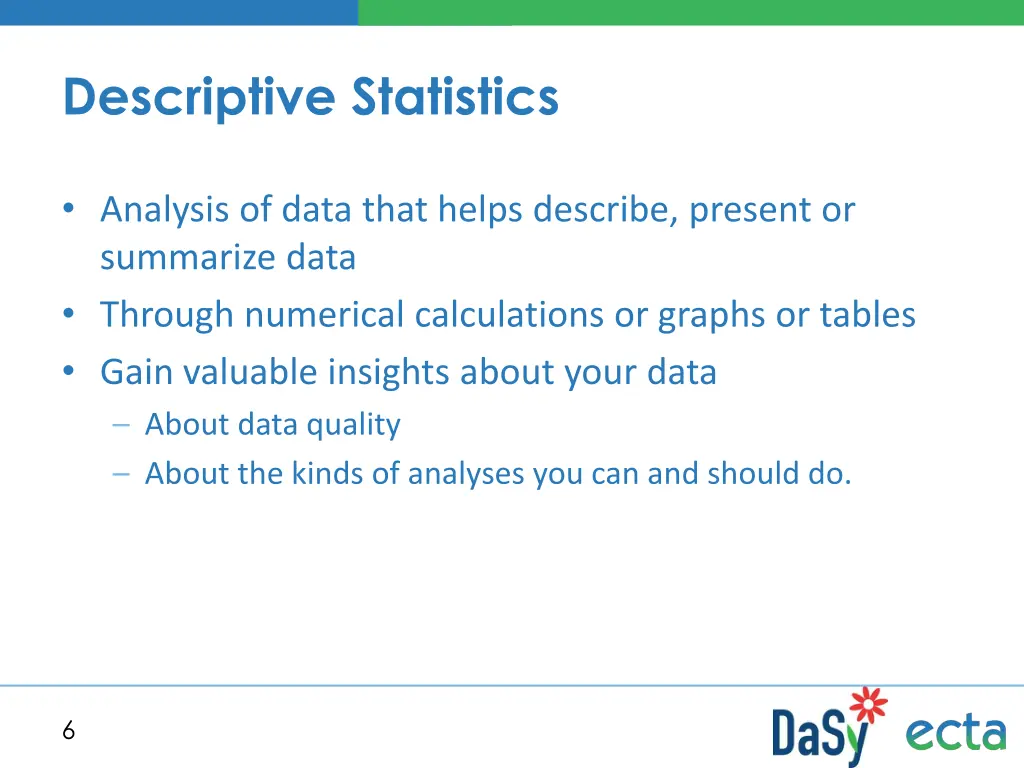 descriptive statistics 1