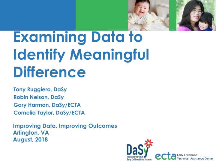 examining data to identify meaningful difference
